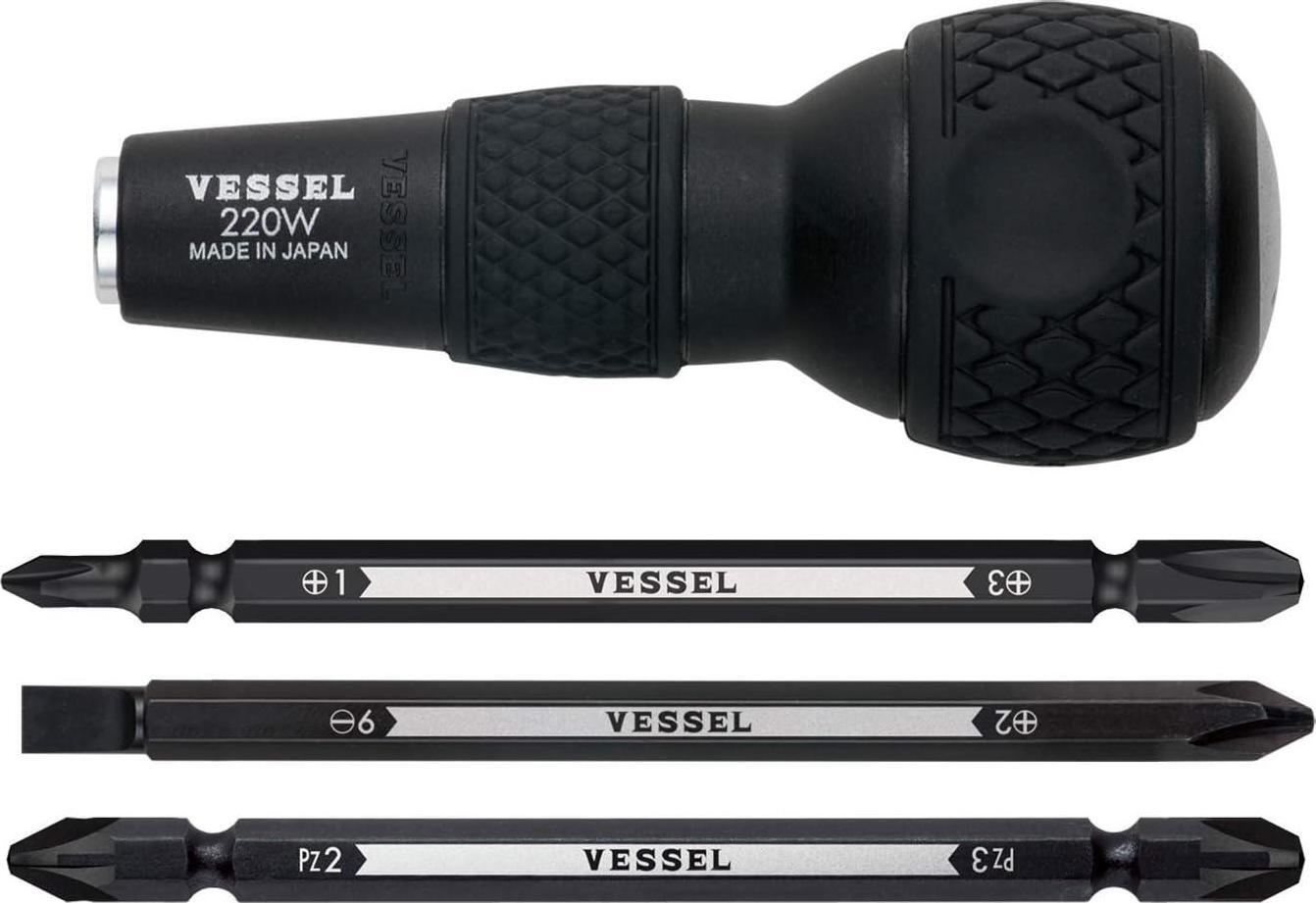 VESSEL Ball Grip Screwdriver Set Interchangeable Metric Motorcycle Drivers JIS gallery