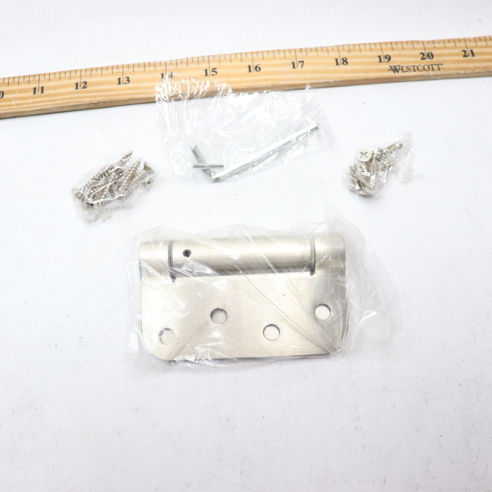 Residential Spring Door Hinge Satin Nickel 4 893713 gallery