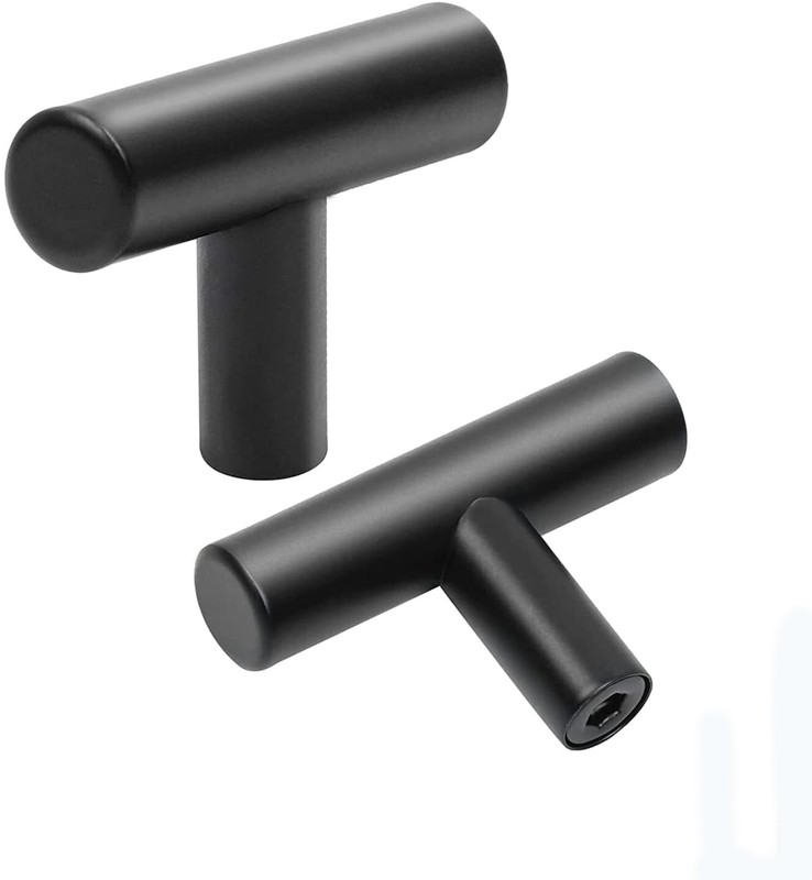 10 Pack 2 Inch Solid ‎T Bar Cabinet Knob Zinc Kitchen Cabinet Handles Pulls gallery