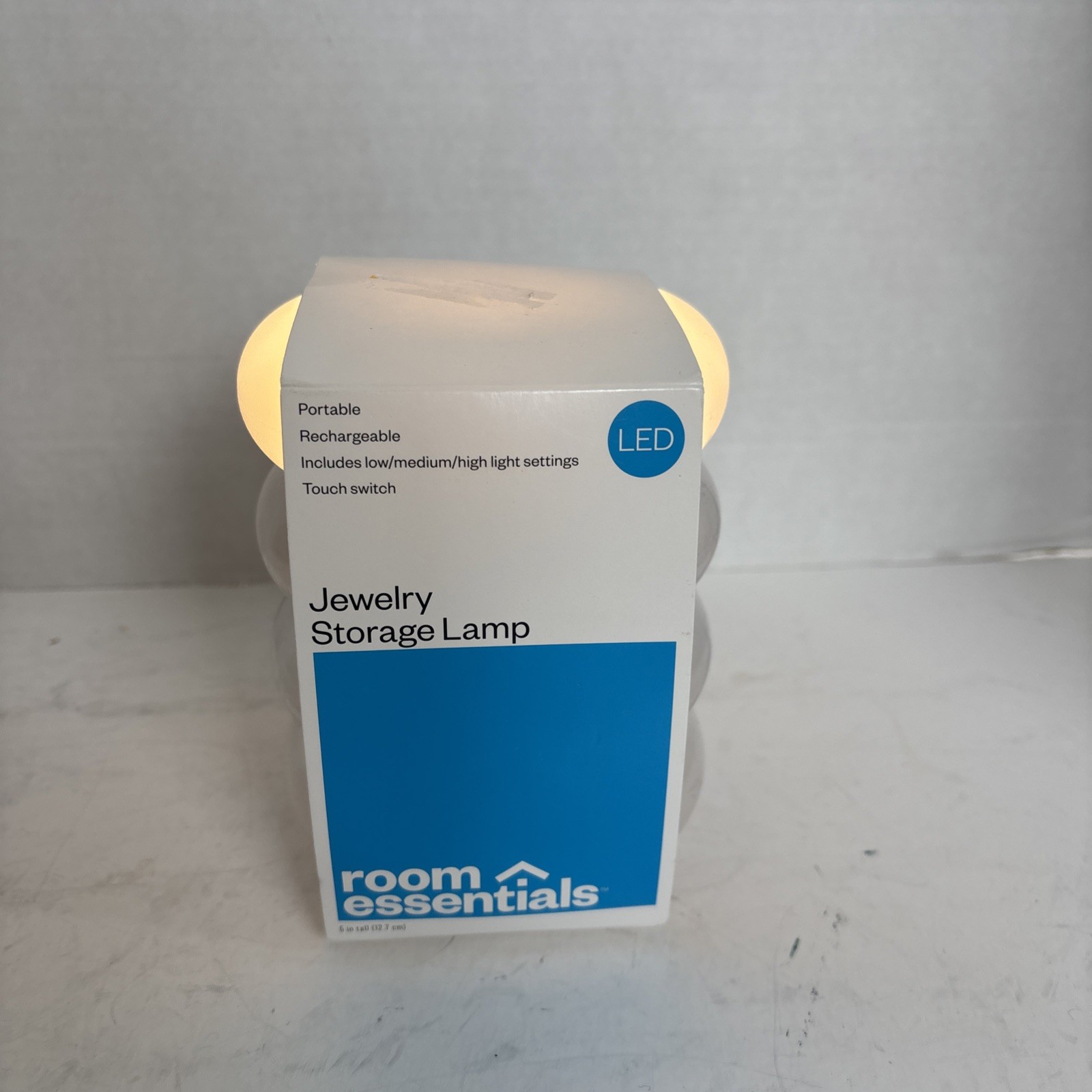 Room Essentials Jewelry Storage Lamp USB Portable Rechargeable Touch Switch gallery