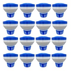 Pool/Spa Chlorine Tablet Dispenser Floater for 1″ or 3″ Tablets (12 Pack)