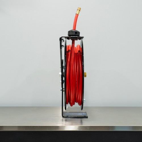 Cox Retractable Air Hose Reel Custom Black | Loaded 3/8" Air Hose 50' gallery