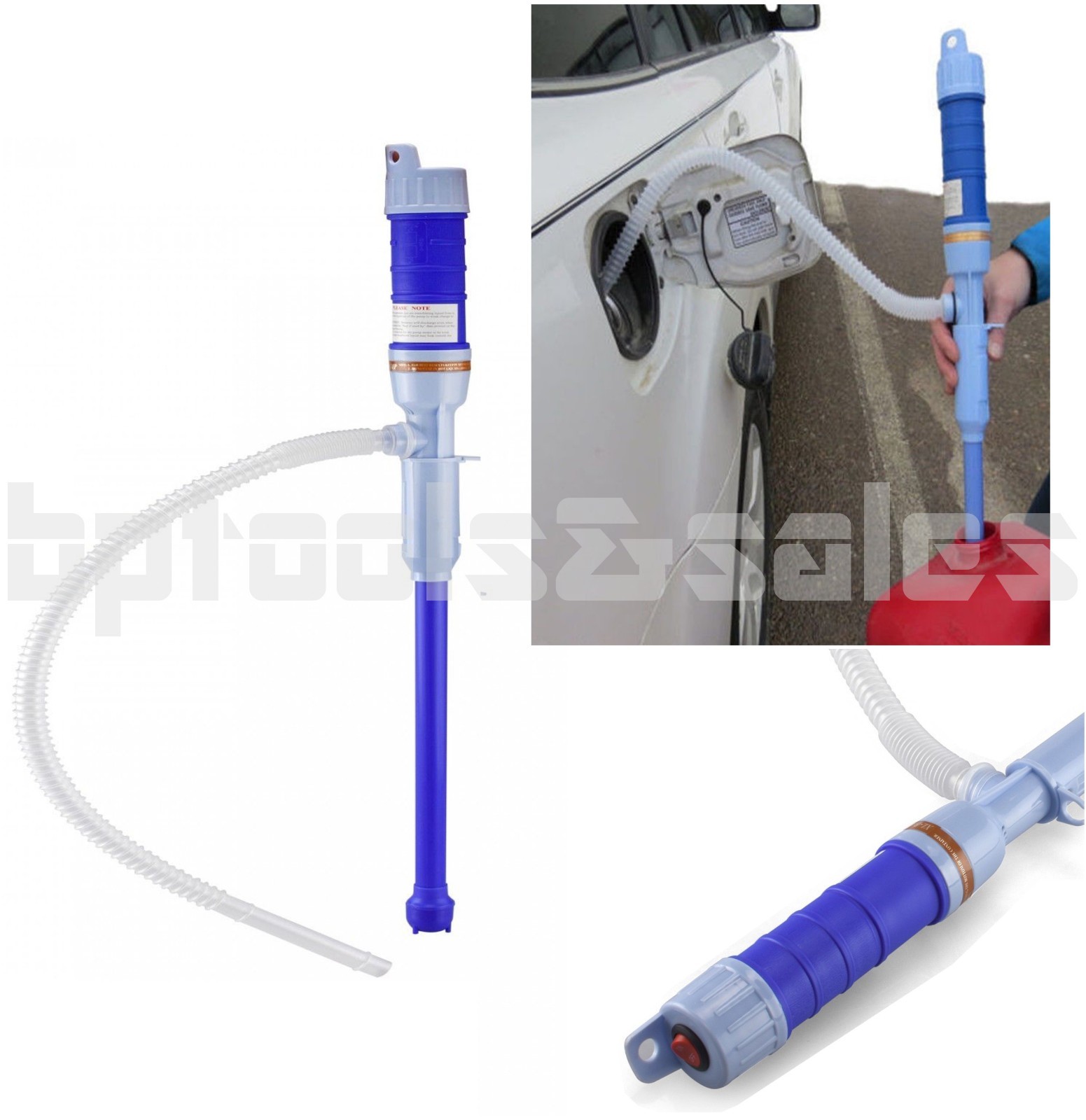 Battery Operated Liquid Transfer Pump Handheld Gas Oil Fish Tank Siphon Water gallery