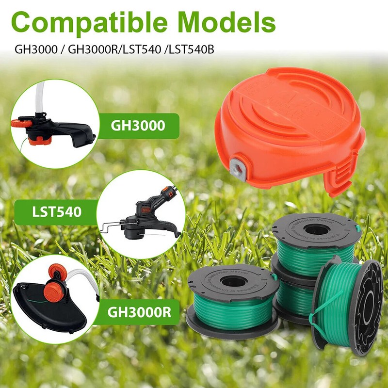 SF-080 String Trimmer Spool Line Cap Replacement For Black&Decker GH3000 Trimmer gallery