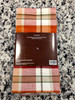 Fall Plaid Cotton Blend Fabric Napkins 20" X 20" Set of 4 Autumn Season New gallery