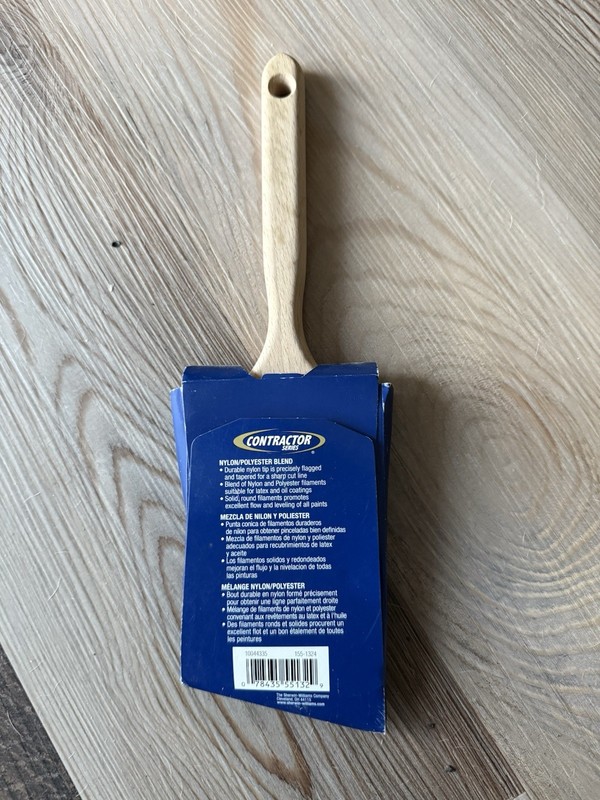 Sherwin-Williams Contractor series 3.5" Nylon/Polyester Angle LATEX Paint Brush gallery