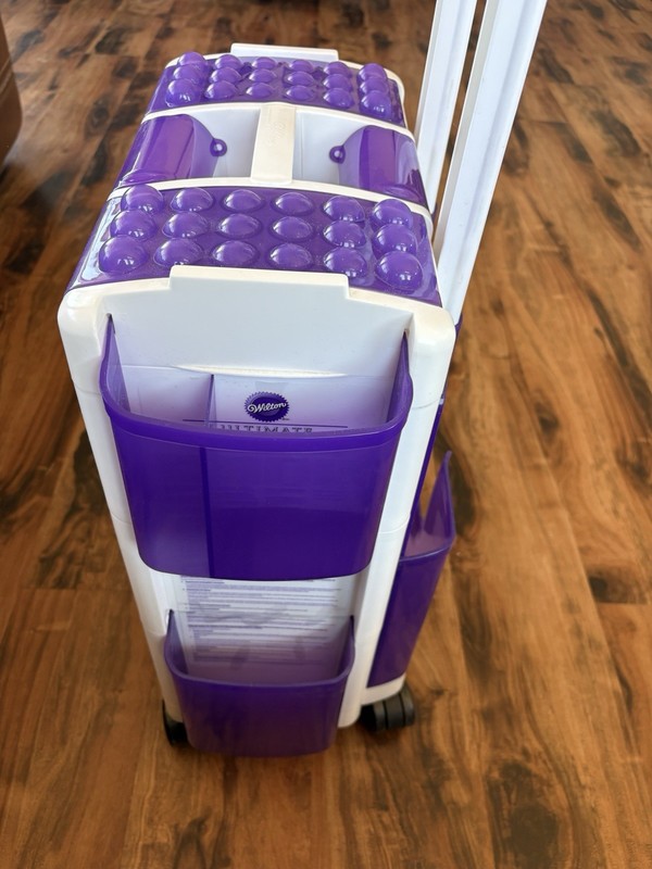 Wilton Ultimate Rolling Tool Caddy Cake Decorating Organizer gallery