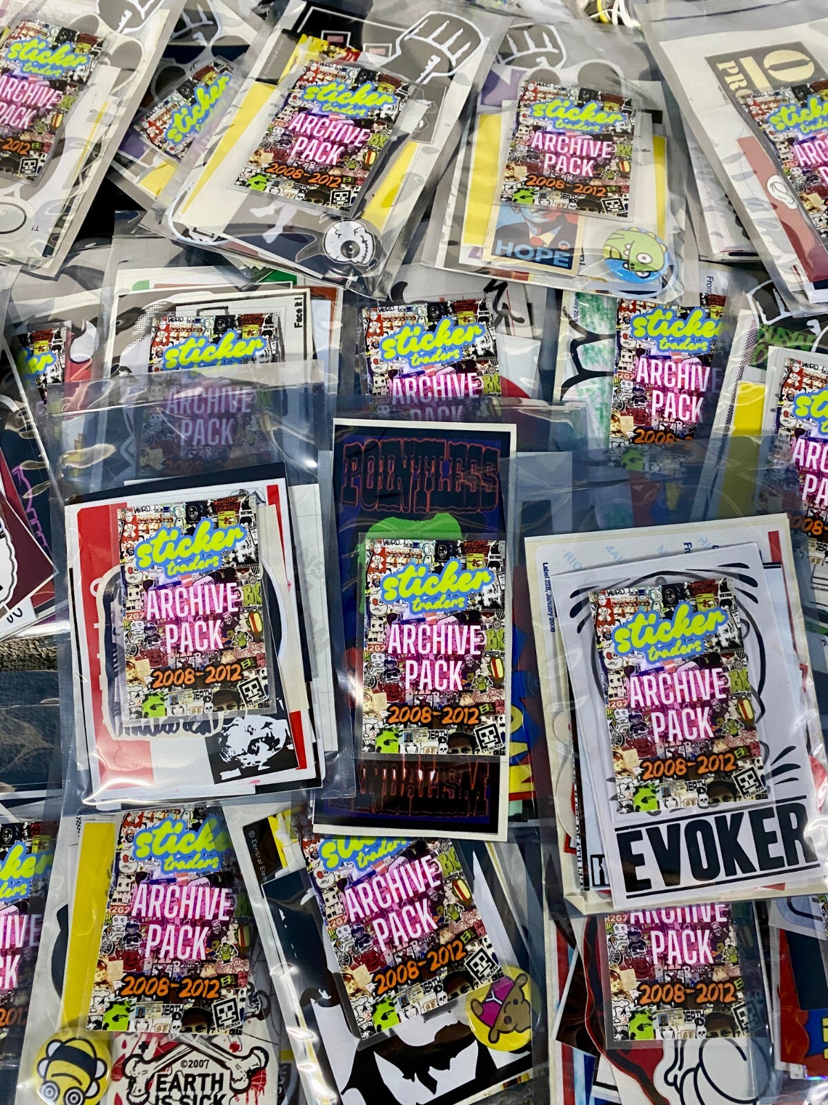 VTG Graffiti Street Art Sticker Traders Archive Pack LTD 2008-2012 x15 Stickers gallery