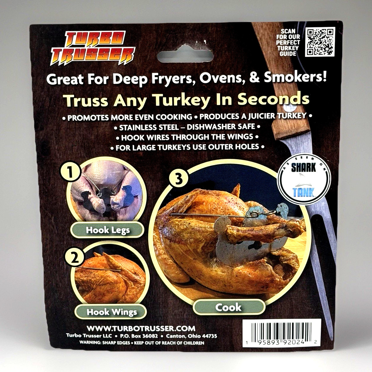 Turbo Trusser Turkey Trussing Tool Stainless Steel As Seen on Shark Tank USA gallery
