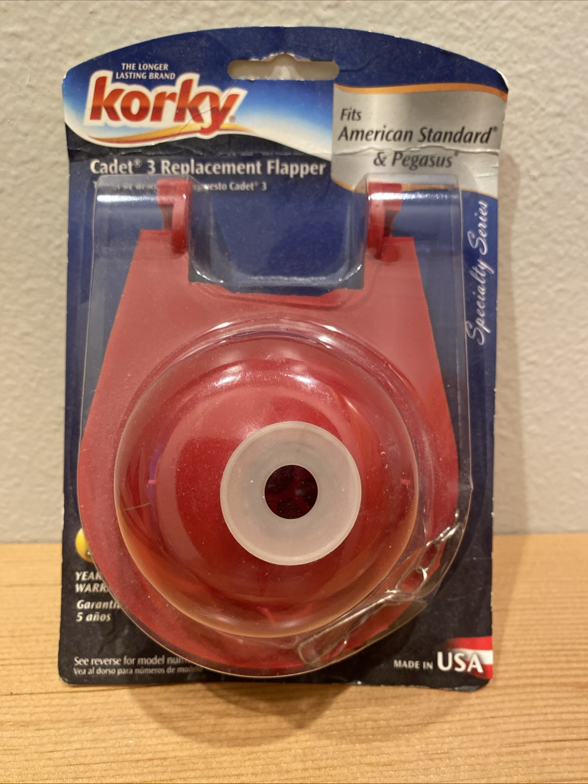 NOS 2008 Korky Cadet 3 Replacement Flapper For American Standard And Pegasus gallery