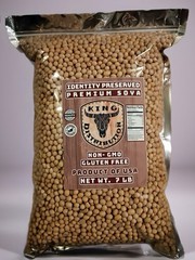 King Distribution Identity Preserved Premium Soya Beans Non-GMO GLUTEN FREE 7 LB