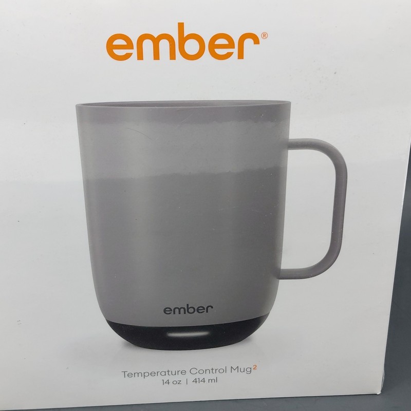 Ember Temperature Control Mug 2 Smart Cup 14 Oz Slate Grey CM191411US Sealed!! gallery