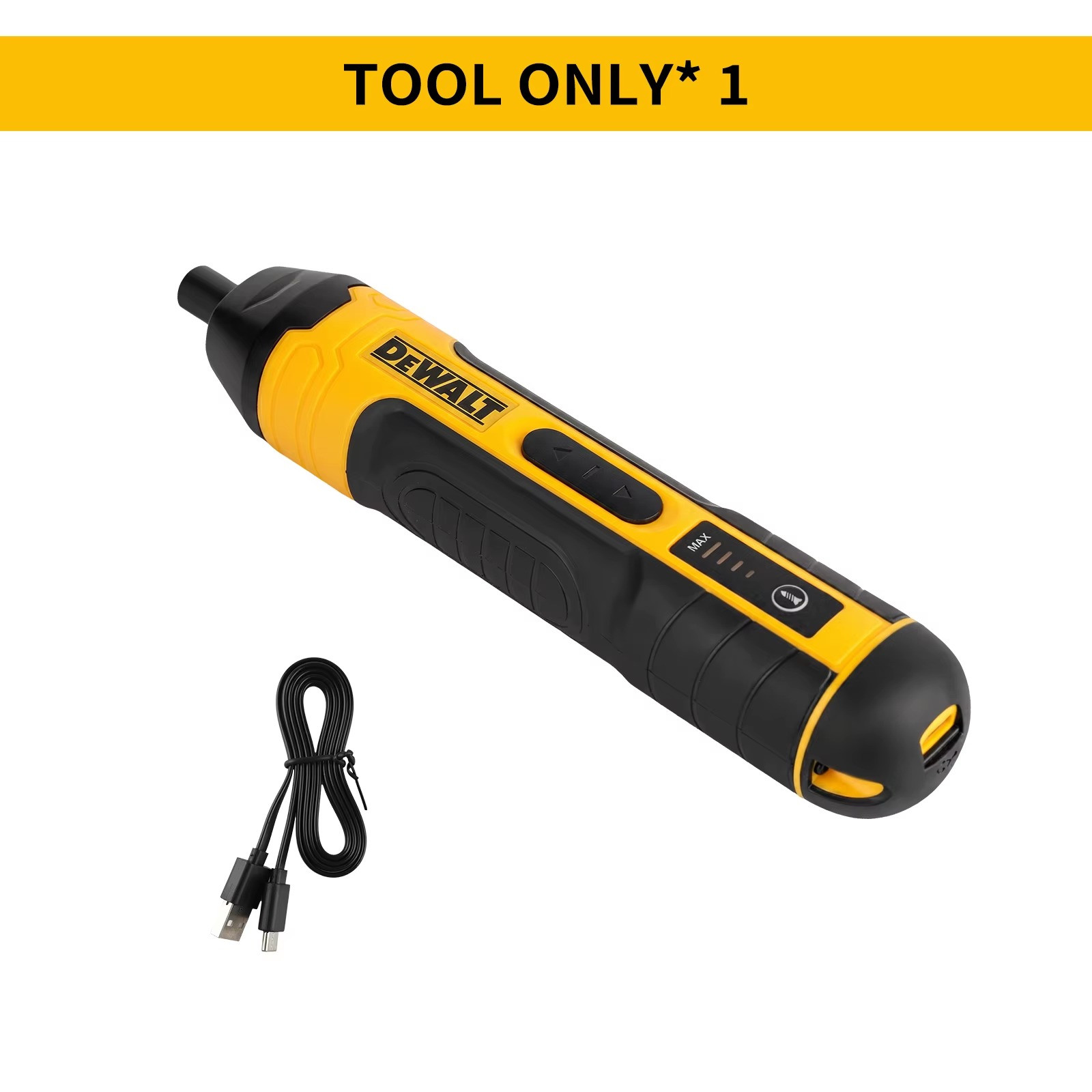 New DEWALT Cordless Electric Screwdriver 1300mAh USB Rechargeable Free Shipping gallery