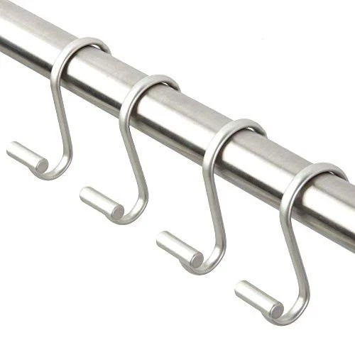 12-pack iDesign Rust-Resistant T-Bar Shower Curtain Hook Rings - Satin Finish gallery