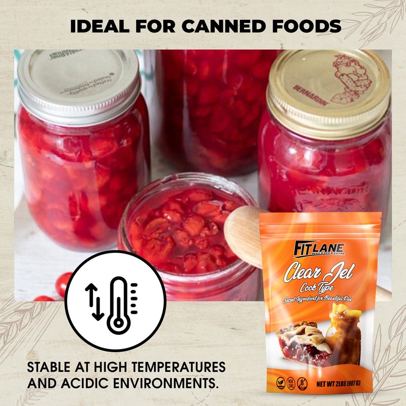 Clear Jel Cook Type Powder for Canning, Cooking and Pie Filling 2 LB. Value Size gallery