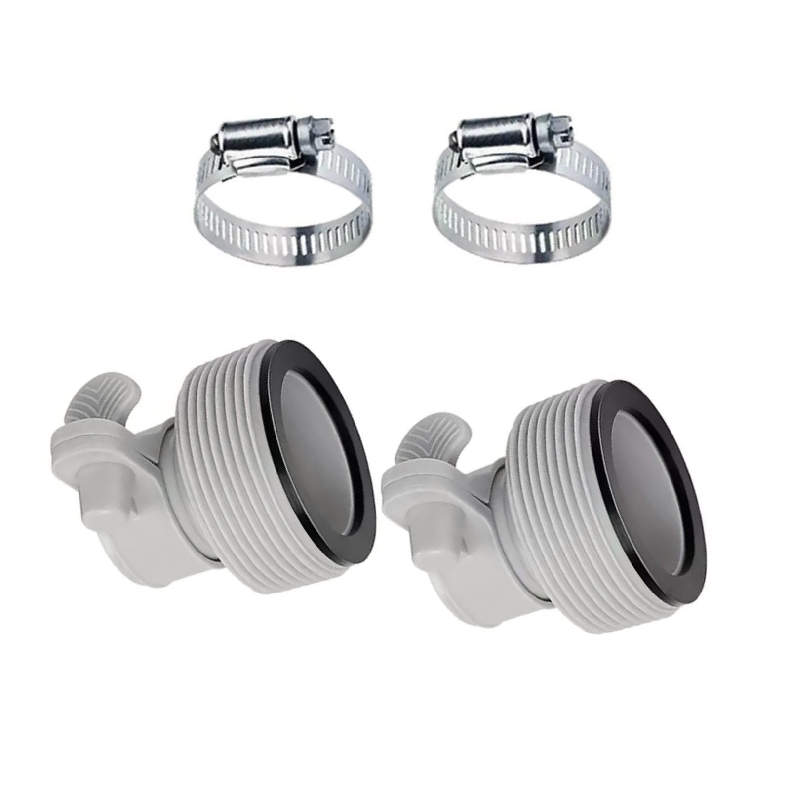 2x 1.25" to 1.5" Type B Hose Adapter For Bestway Coleman Intex Replaces Kit gallery