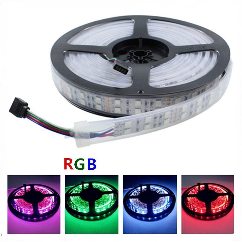 16.4Ft 5050 RGB 600LEDs IP68 Waterproof LED Strip Light Boat Car Underwater 12V gallery