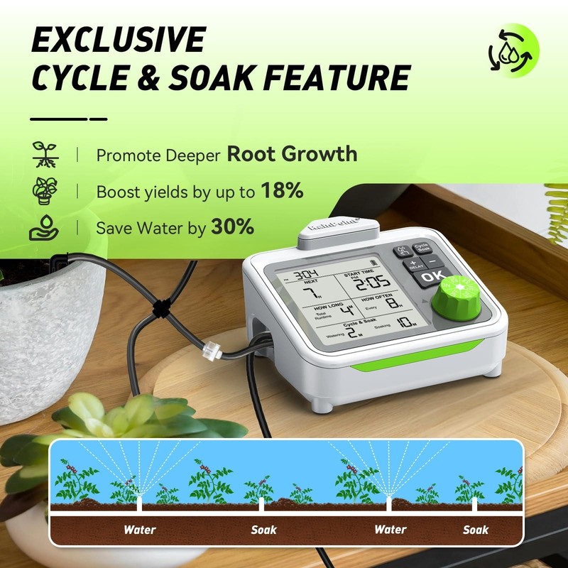 RAINPOINT Large Display Automatic Plant Watering for Up to 20 Indoor Pot Plants gallery