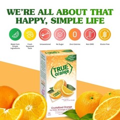TRUE ORANGE Water Enhancer, Bulk Dispenser Pack – 100 Count (Pack of 1)|…