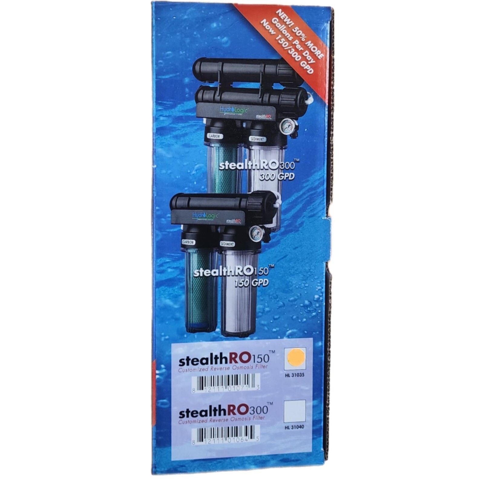 New Hydrologic Stealth-RO150 Reverse Osmosis System 150GPD Coconut Fiber Filter gallery