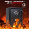 Garvee Fireproof Waterproof Safe Box, 2 Cubic Feet Extra Large Lock Box, Home Sa gallery