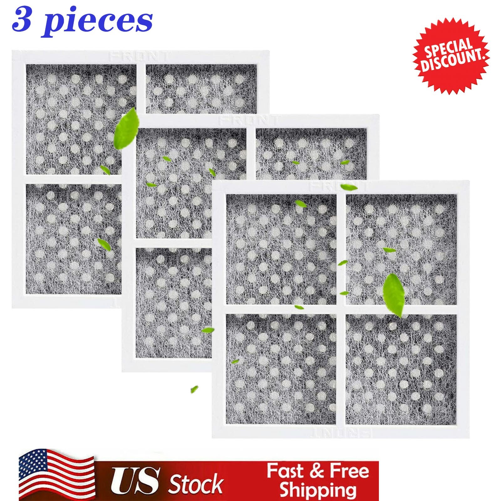3PACK LT120F Refrigerator Air Filter Replacement for LG LT120F Kenmore gallery