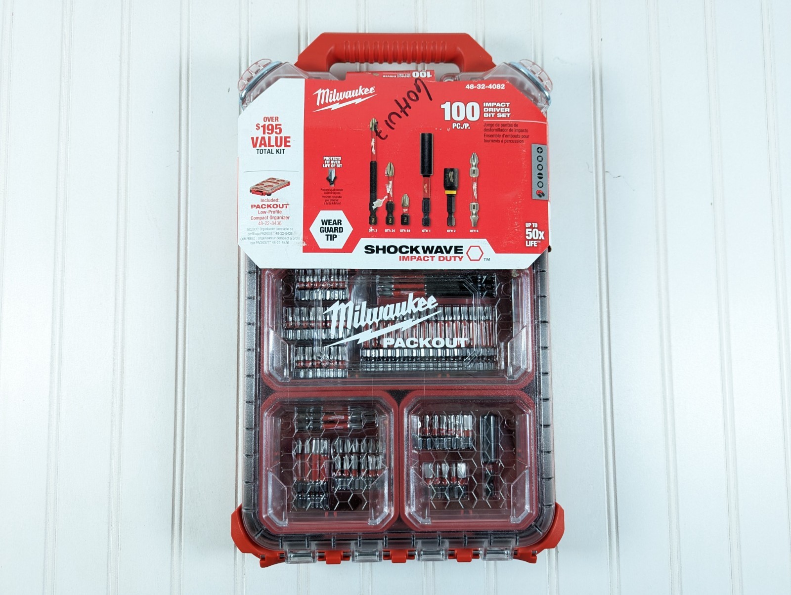 Milwaukee 48-32-4082 100 Pc. Shockwave Impact Duty Driver Bit Packout Set NEW gallery