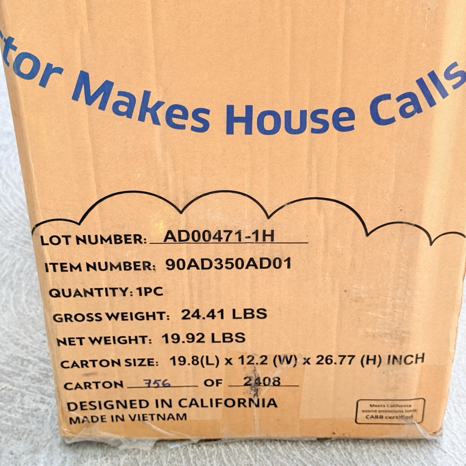 AirDoctor AD3500 Air Purifier Open Box | UltraHEPA Filter | Large Room Open Box gallery