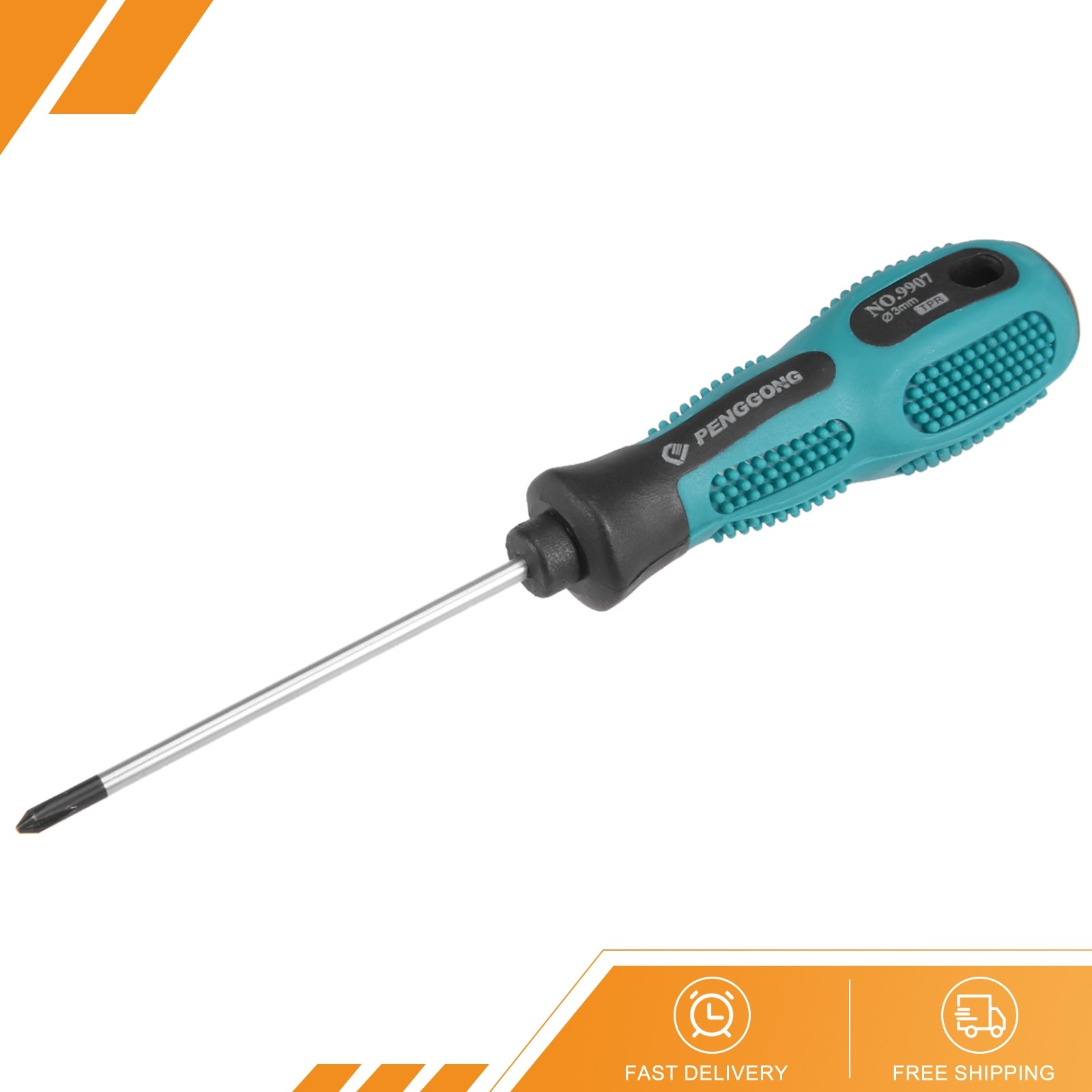 #0 Phillips Screwdrivers 3 Inch Round Shaft Non Slip Comfortable Handle gallery