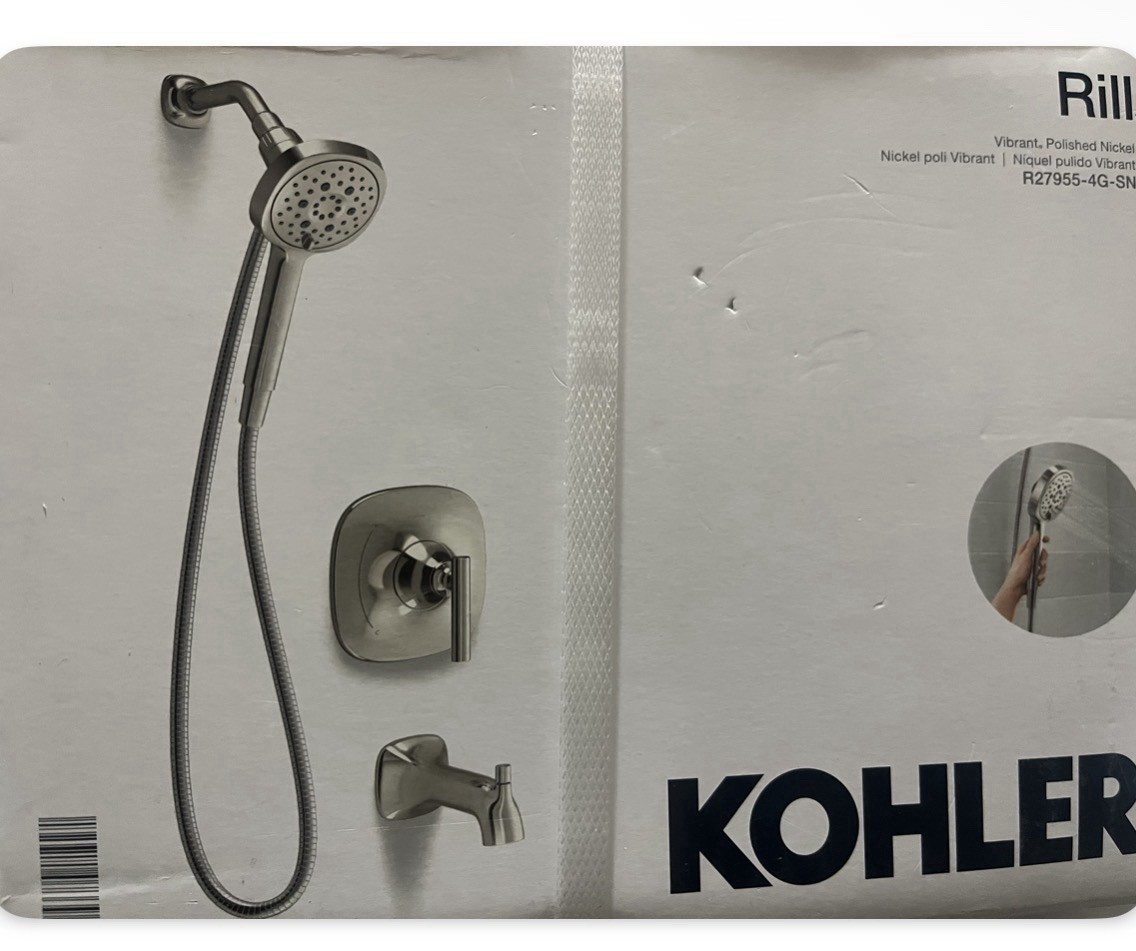 KOHLER Rill Bath & Shower Faucet Vibrant Polished Nickel R27955-4G-SN gallery