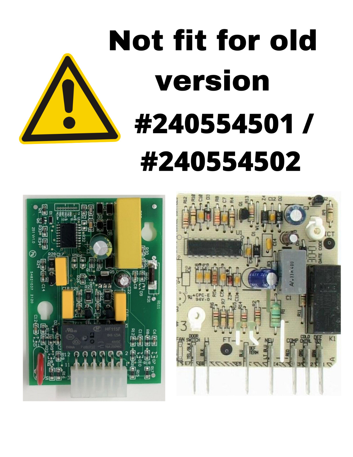 5303918476 Replacement Defrost Control Board For Frigidaire 241508001 PS2582247 gallery
