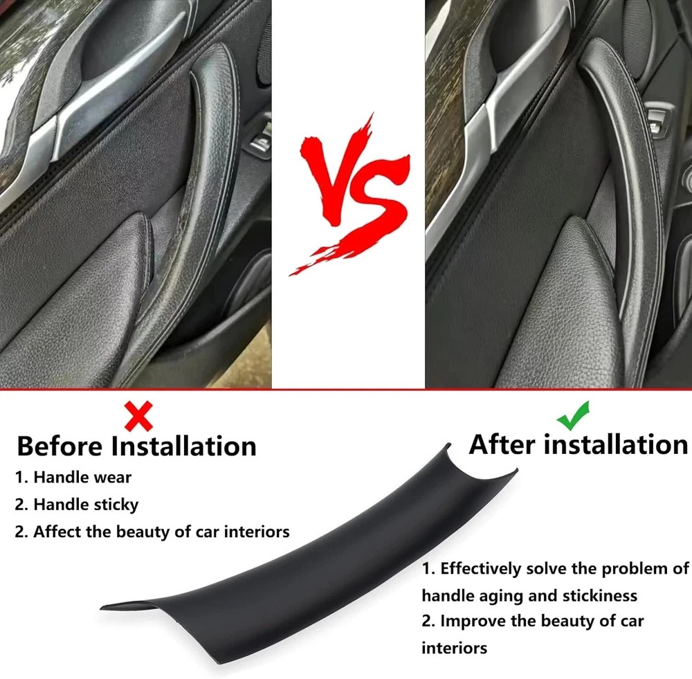 Door Pull Handle Covers Compatible with BMW X5 Series F15/F85 2014-2018, BMW X6 gallery