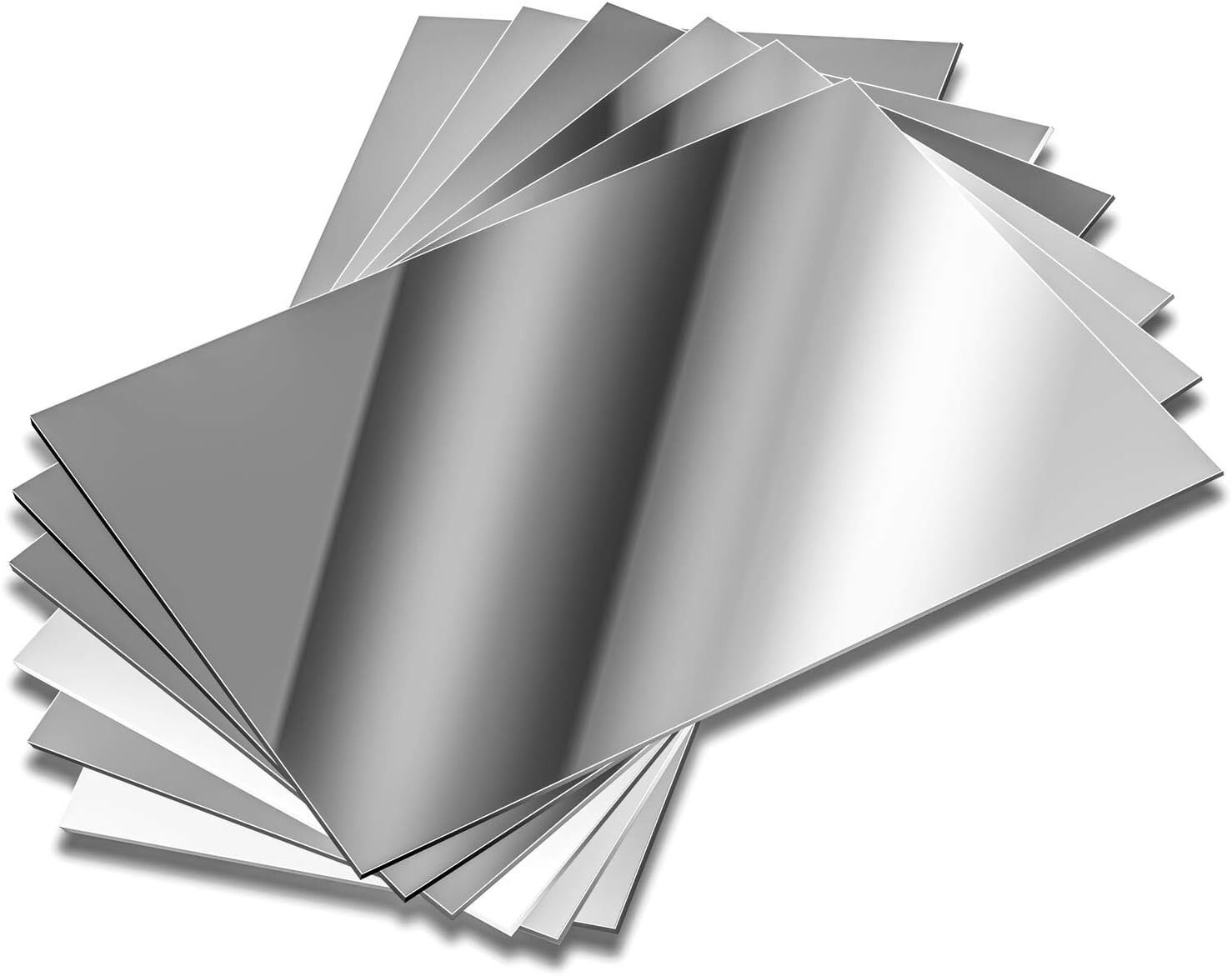 12 Pack Mirrors Plastic Mirror Decor Flexible Mirror Sheets Self Adhesive Mirror gallery