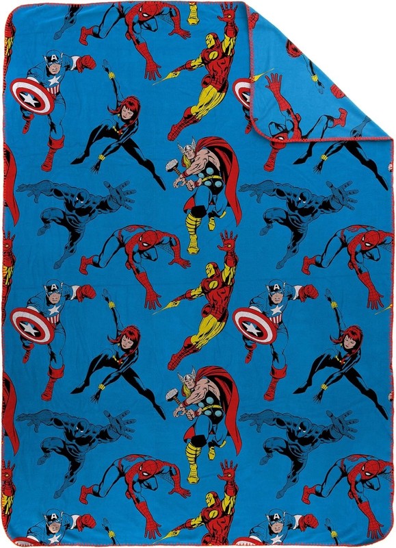 Marvel Avengers Kids Throw & Twin Sheet Set-AB0G54MJ3964, AB0G4NL3LLK4 gallery
