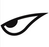 Shark Eyes (Left) Vinyl Decal Sticker 4.5" x 2.1" gallery