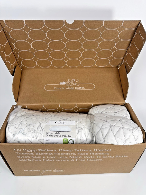 Coop Adjustable Orthopedic Pillow Queen CPL029QN-00 17x27 Memory Foam gallery