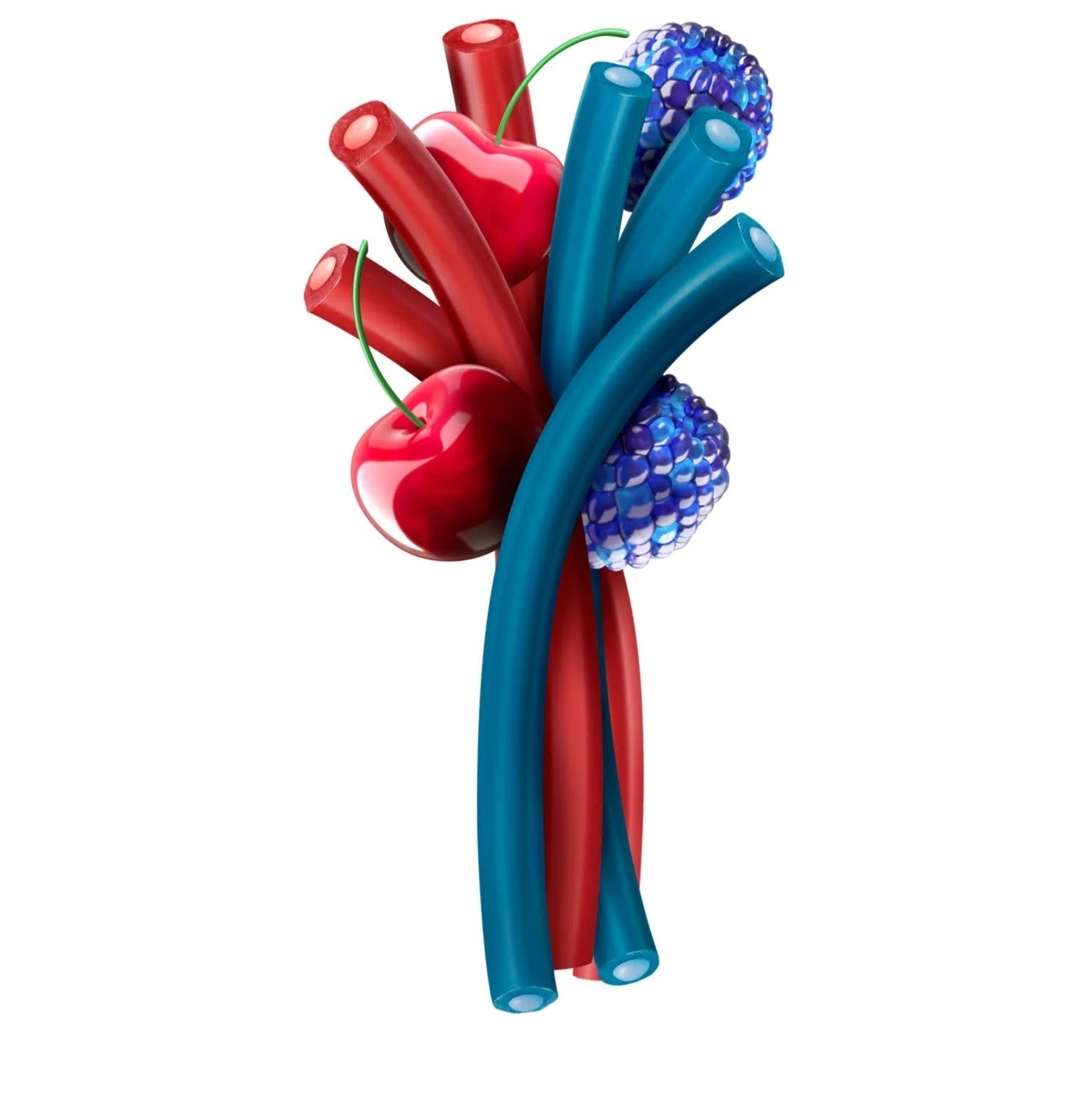 Jolly Rancher Blue Raspberry & Cherry Candy Ropes – 6 oz Bag gallery