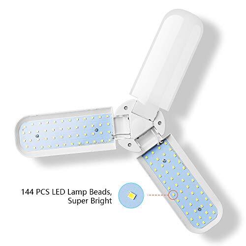 Strong Triburst Multi-Directional 6000 Lumen Super Bright LED Garage Light gallery