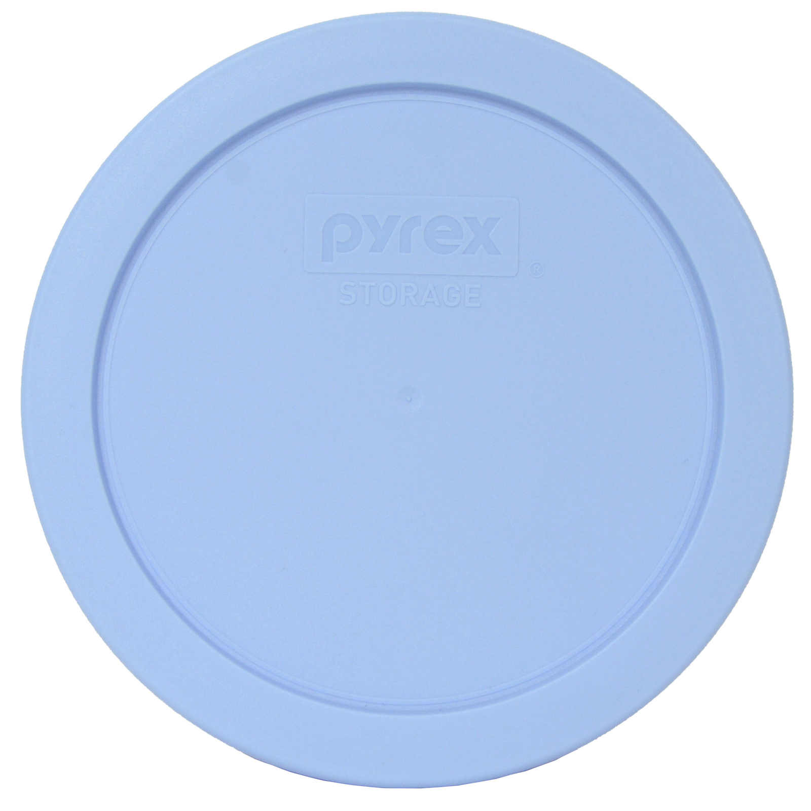 Pyrex (2) 7202-PC White Lids, (3) 7200-PC Cadet Blue Lids, (2) 7201-PC Blue Cor gallery