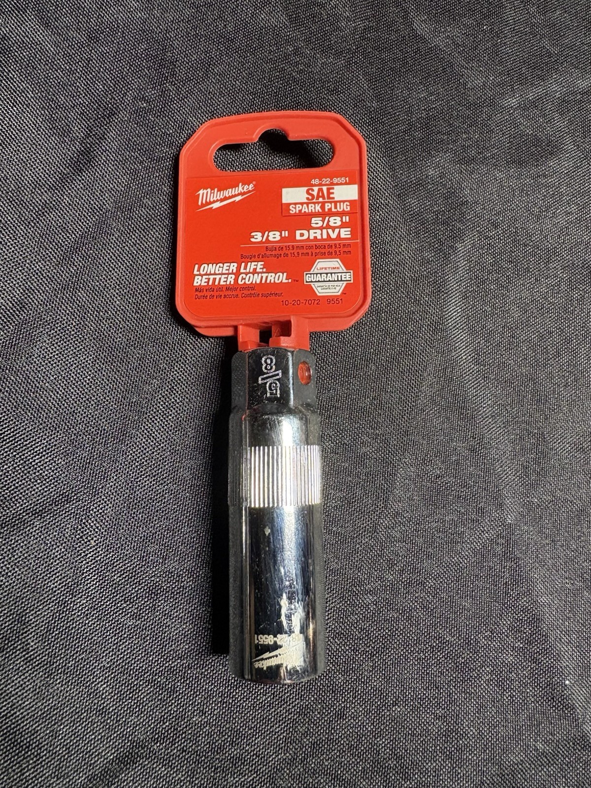 Milwaukee Tool 48-22-9551 3/8 In Drive, 5/8 In Sae Socket, 6 Points gallery