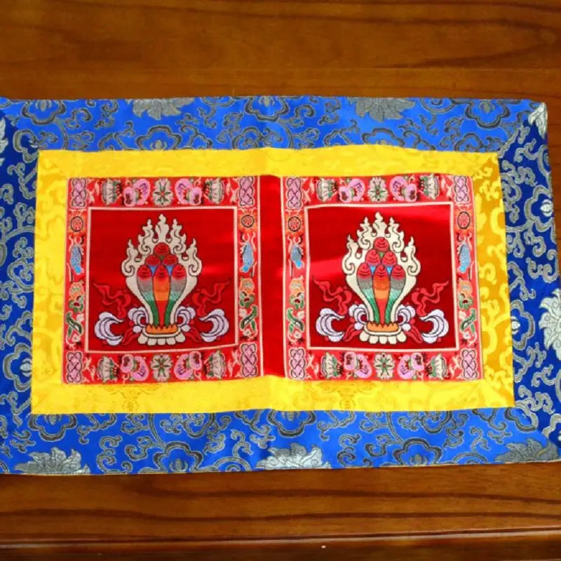 63cm Buddhism Decoration Auspicious Table Cloth Mat Worship Buddha Cushion gallery