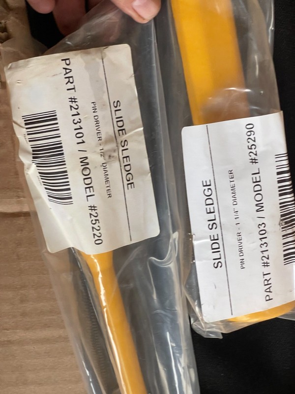 Slide Sledge 211401 Slide Hammer Sledge, 21 Lb., 46", W/ 6 Tips New in Box gallery