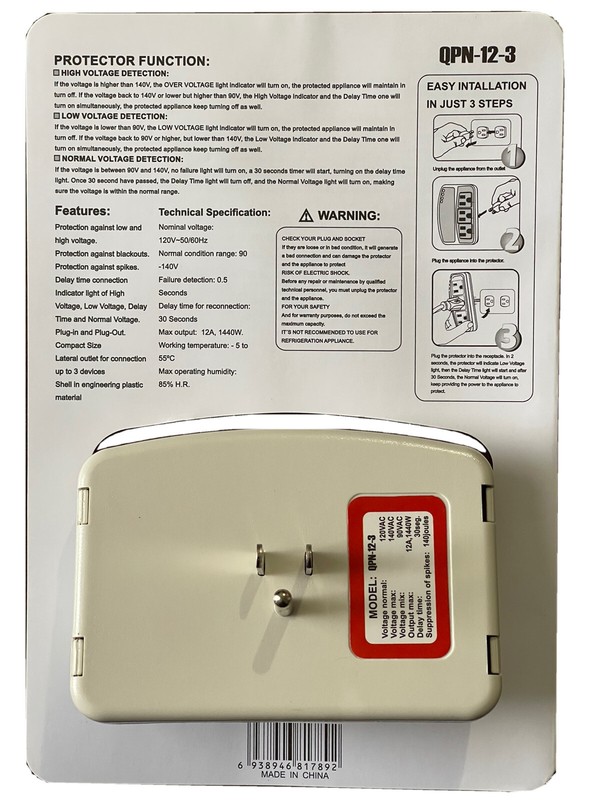 Voltage And Electronic Surge Protector For TV,AUDIO,DVD,COMPUTERS,PRINTERS gallery