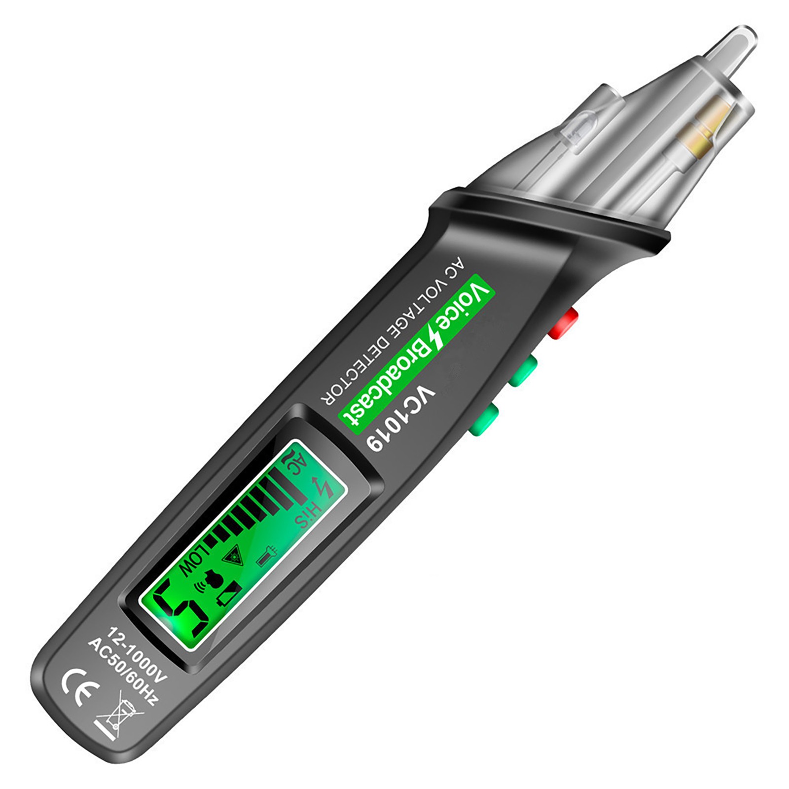 12-1000V Positioning Voltage Tester Electric Wire Detector Test Pen Tool gallery