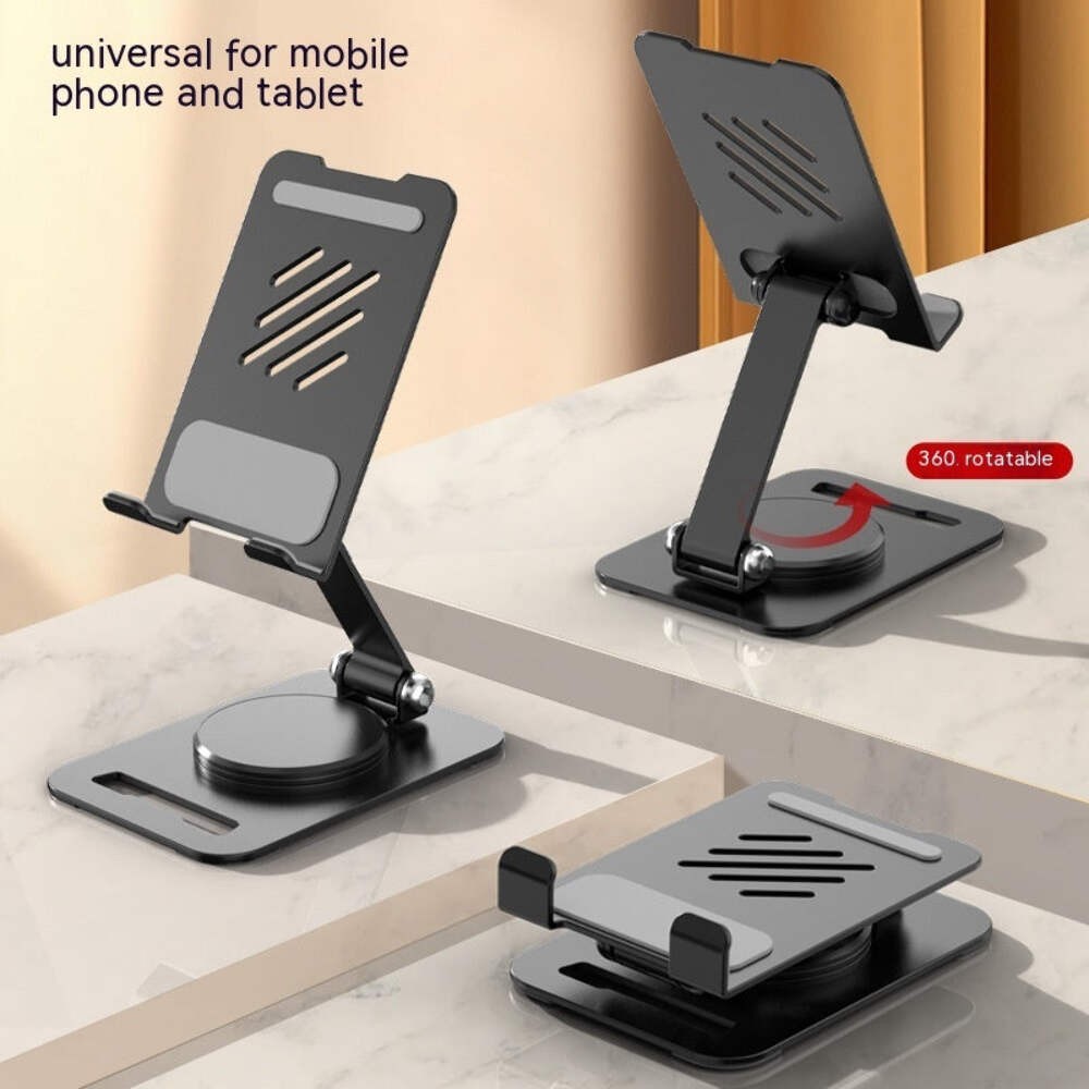 360 Degrees Rotate Metal Desk Mobile Phone Holder Stand For Phone Pad Adjustable gallery