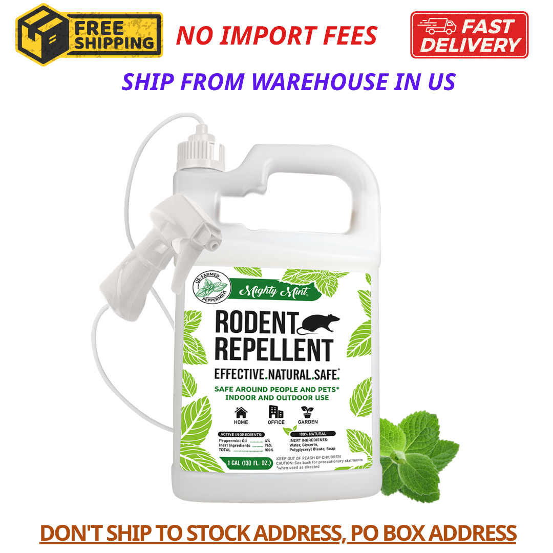 Mighty Mint 1 Gallon Mice Rat Rodent Repellent Spray, All Natural Peppermint Oil gallery