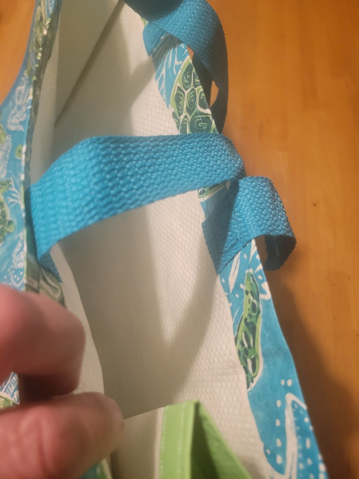 SEA TURTLES Large Reusable Shopping Bag TJ Maxx Eco-Friendly gallery