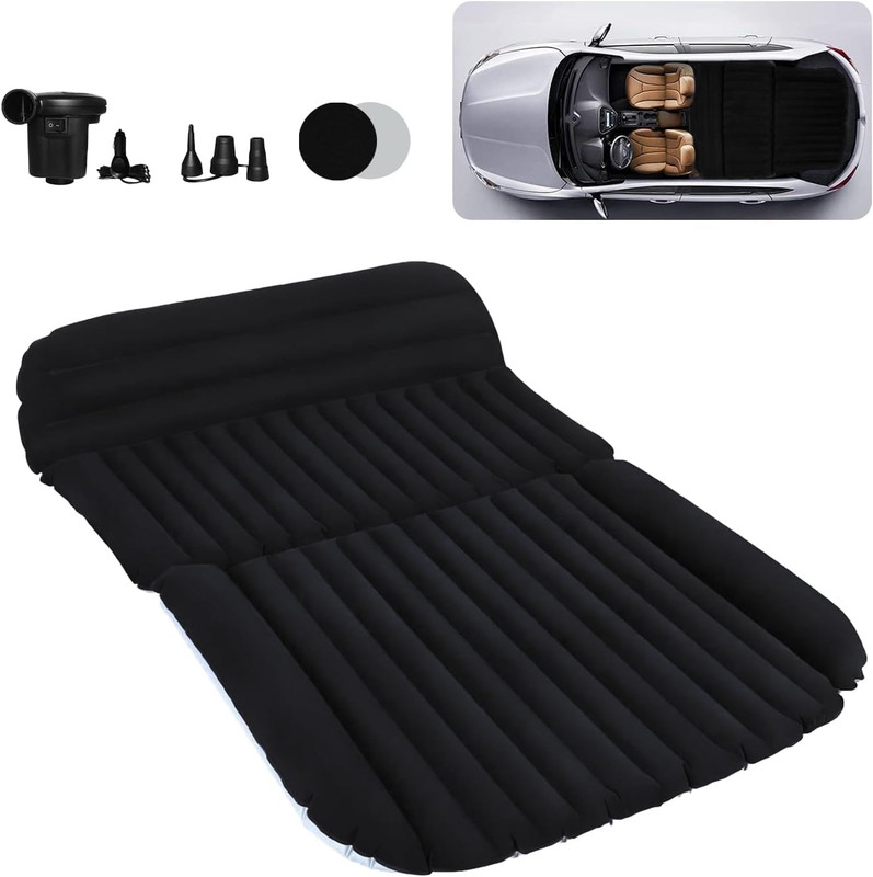 SUV Car Air Mattress – Inflatable Back Seat Bed with Electric Air Pump, Portable gallery