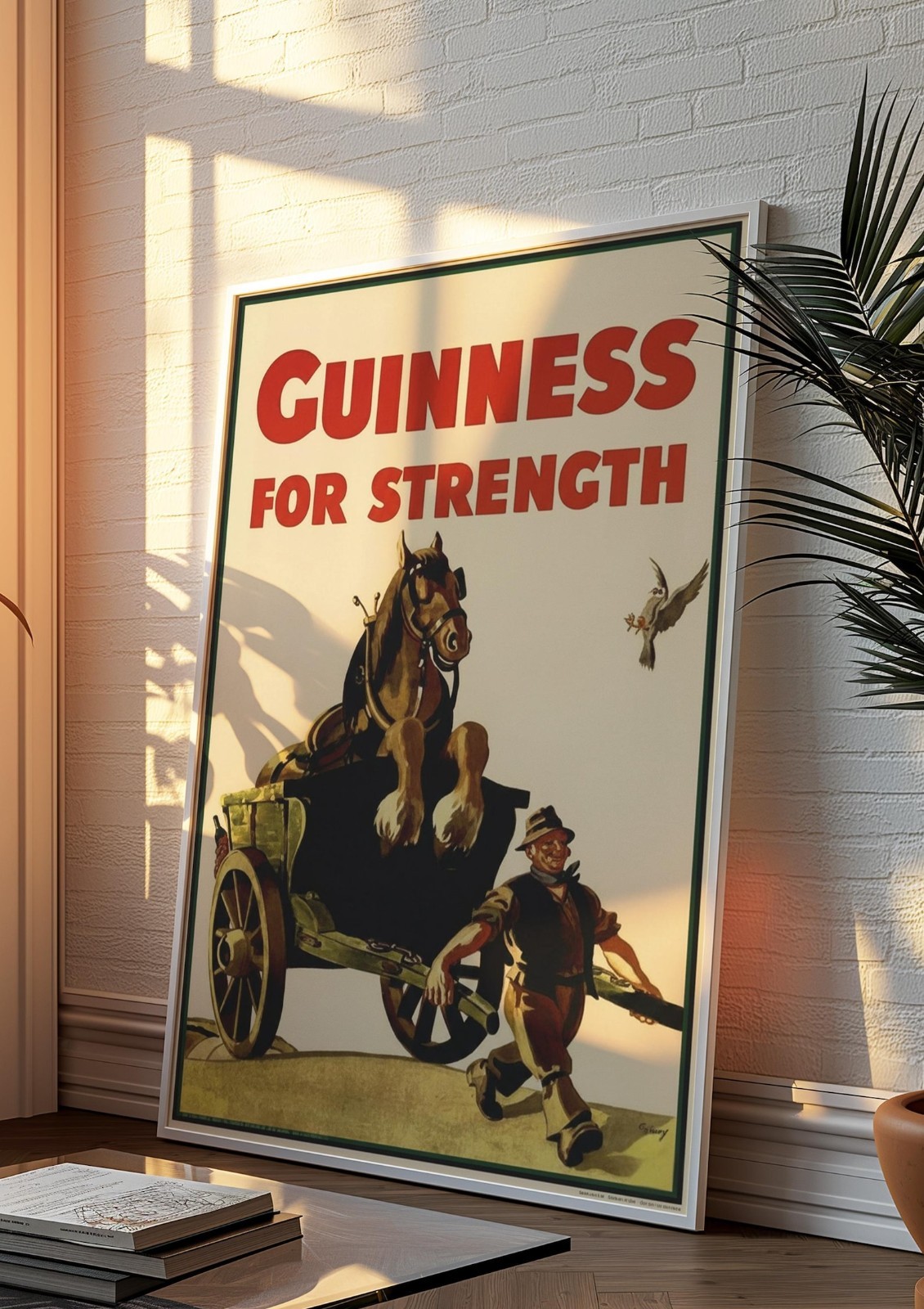 Vintage Guinness For Strength Poster - Classic Irish Beer Wall Art No Frame gallery