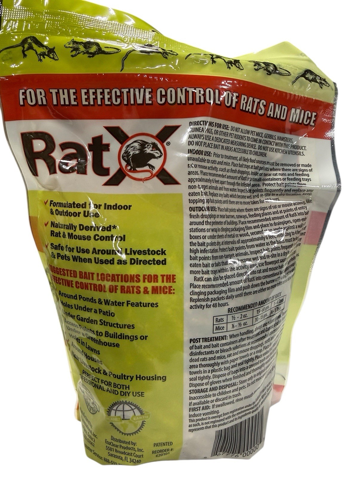 Rat X Rat & Mouse Control, 1-lb Natural Formula, Livestock & Pet Safe FreeShip gallery